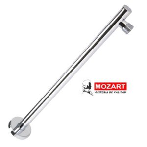 Brazo p/lluvia redonda 42cm c/roseta acero inoxidable  [UM 1u | 40u]