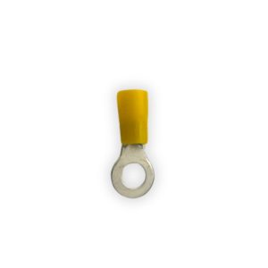 Terminal ojal 6mm amarillo  [UM 100u]