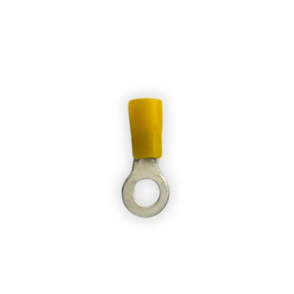 Terminal ojal 6mm amarillo  [UM 100u]