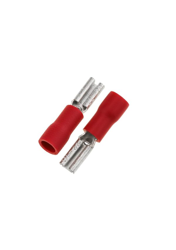 Terminal pala hembra 2.8mm rojo  [UM 1u | 100u]