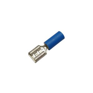 Terminal pala hembra 6.3mm azul  [UM 1u | 100u]