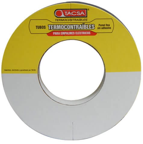 Termocontraible Tacsa 9.5mm (3/8″)  [UM 1u | 8u]