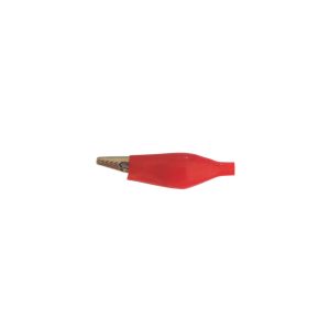 Cocodrilo aislado grande 62mm rojo  [UM 1u  ]