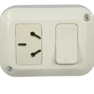 Linea de superficie Taad blanco interruptor y toma  [UM 1u | 20u]