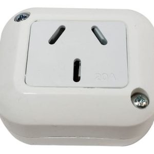 Linea de superficie Taad toma 20A blanco  [UM 1u | 30u]