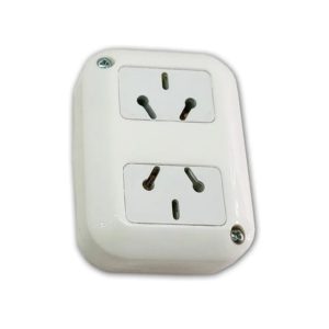 Linea de superficie Taad blanco toma doble  [UM 1u | 20u]