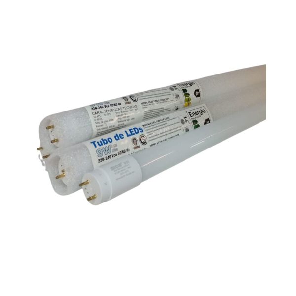 Tubo led vidrio 9w frio Sica  [UM 1u | 25u]