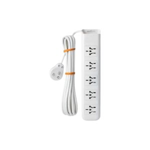Zapatilla 4 tomas multi-norma c/cable 5mts Richi  [UM 1u | 20u]