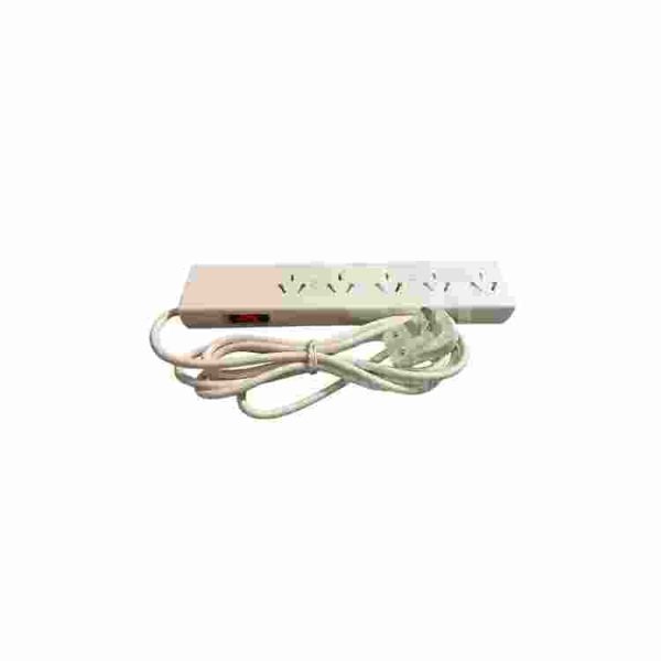 Zapatilla 5 tomas multi-norma c/cable 5mts Richi  [UM 1u | 20u]
