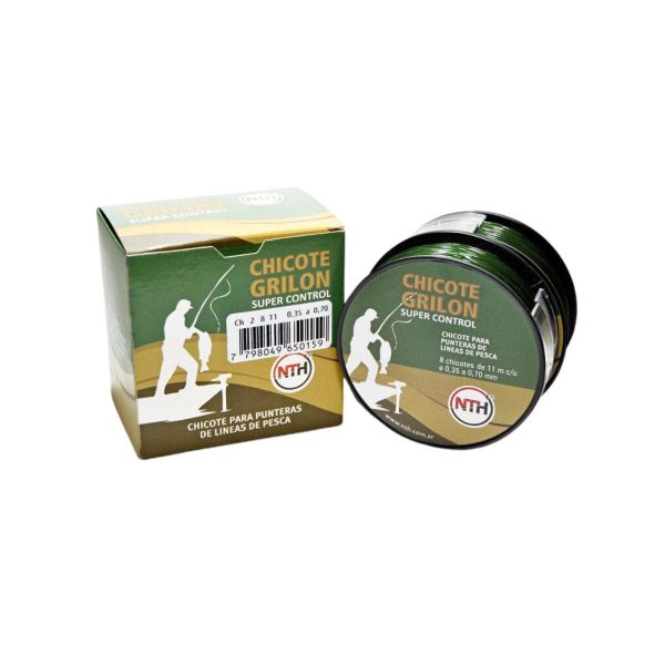 Chicote Grilon p/pesca 0.35-0.70x11m caja  [UM 2u | 88u]