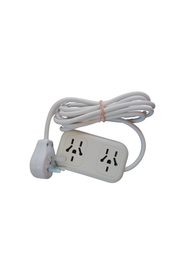 Zapatilla 2 tomas c/cable 3mts  [UM 1u | 30u]