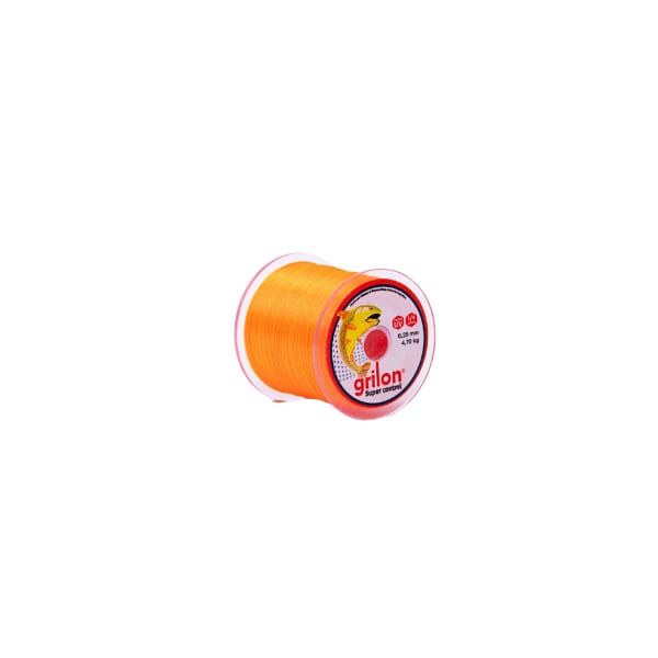 Nylon Grilon p/pesca naranja 0.60mm bob 1/4lb  [UM 1u |]