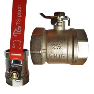Valvula esferica bronce 2 1/2"  [UM 1u | 10u]