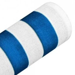 Media sombra 80% 2x50 azl y bco  [UM 1u]