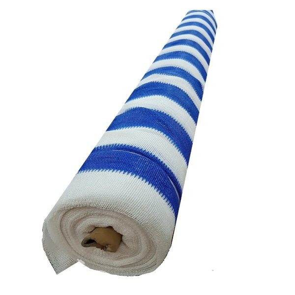 Media sombra 80% 4×50 azl y bco  [UM 1u]