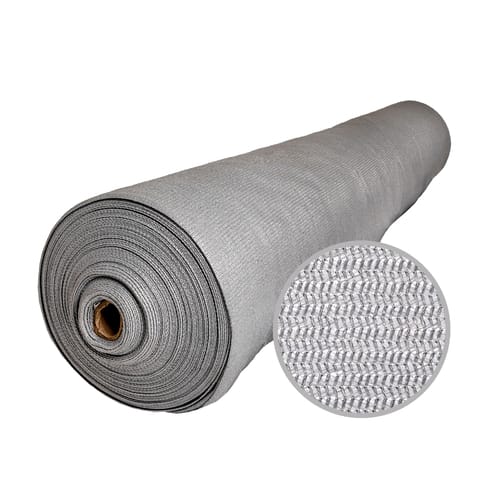 Media sombra 90% 4×50 plata  [UM 1u]