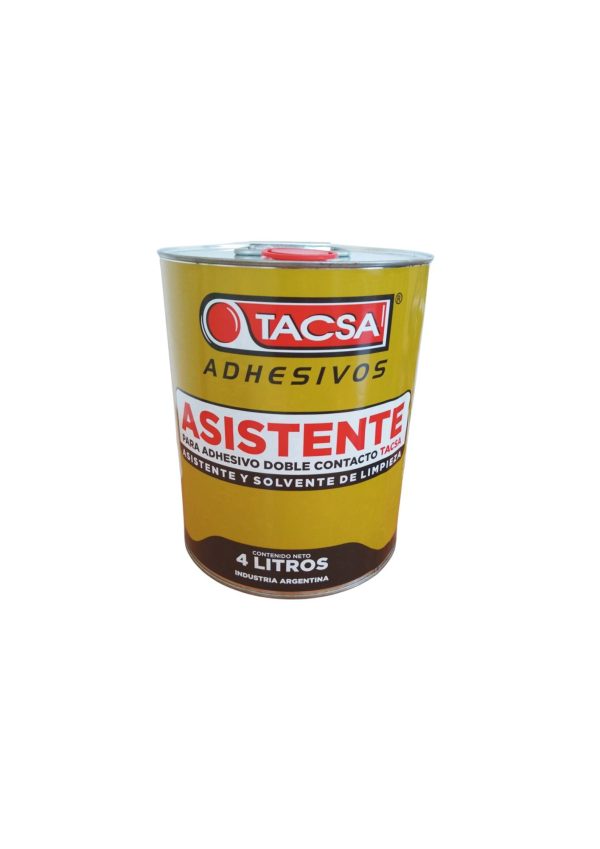Asistente para adhesivo de contacto 4lts solvente  [UM 1u | 2u]