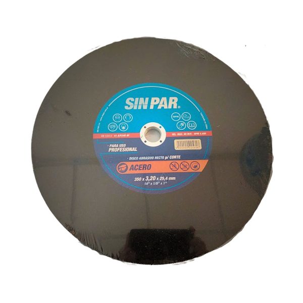 Disco abrasivo p/corte sensitiva 350×3.20×25.4mm  [UM 1u | 25u]