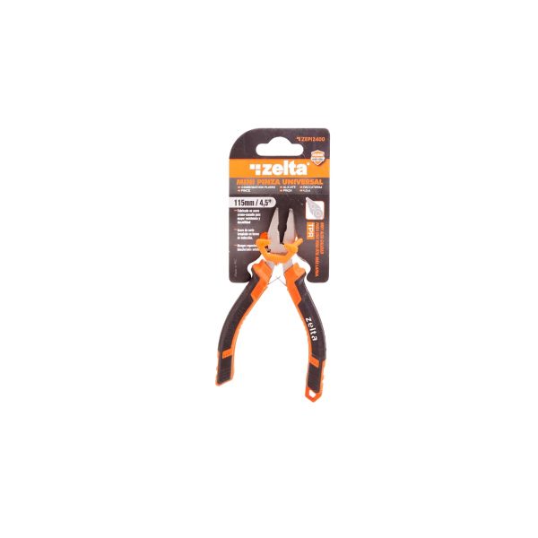 Mini pinza universal 115mm/4.5″ Zelta  [UM 1u | 12u | 72u]