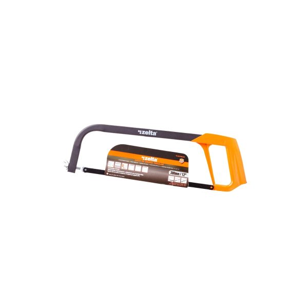 Arco de sierra tubular 300mm/12″ Zelta  [UM 1u | 12u | 48u]