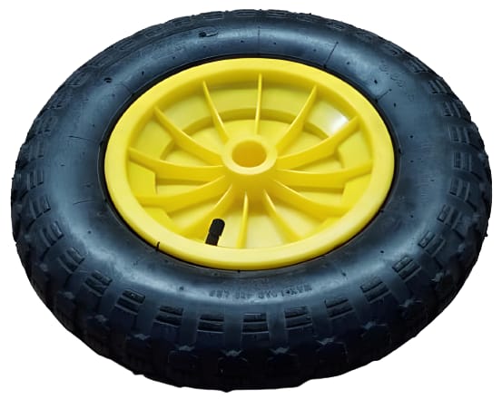 Rueda semineumatica para carretilla 350x80mm  [UM 1u | 5u | 10u]