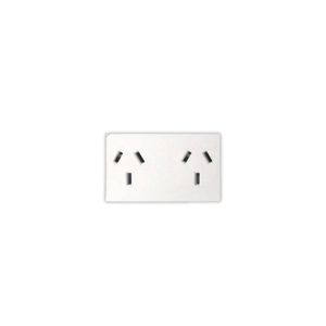 Modulo doble toma standard Sica Life (horizontal)  [UM 1u | 20u ]
