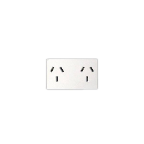Modulo doble toma standard Sica Life (horizontal)  [UM 1u | 20u ]
