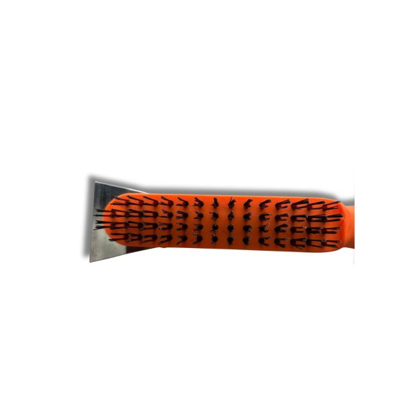 Cepillo de acero con raspador 10.5″ Zelta  [UM 1u | 36u | 72u]