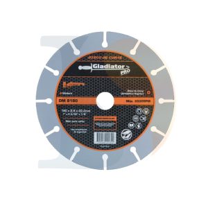 Disco de corte p/madera 180x1.5x22.2mm Gladiator  [UM 1u | 25u | 50u]