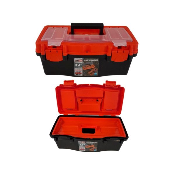 Caja de herramientas 12″ 30.5×15.5x13cm  [UM 1u | 12u]