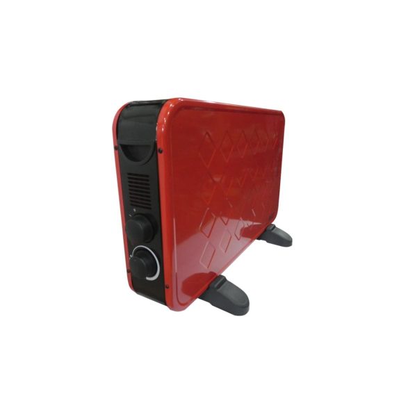 Convector electrico 2000w rojo  [UM 1u  ]