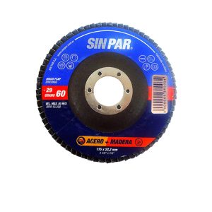 Disco flap zirconio 115x22.2mm G60  [UM 1u | 20u]