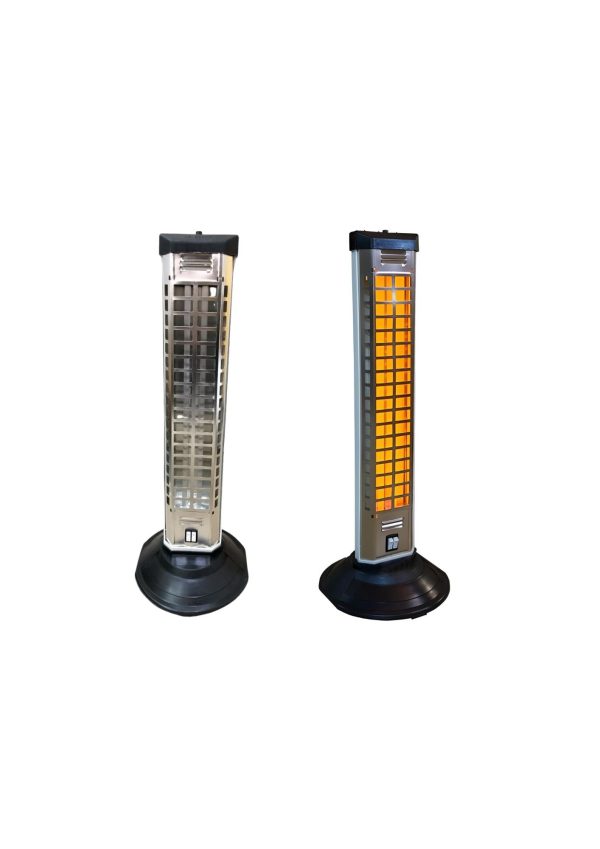 Estufa pvc a cuarzo 1200w vertical  [UM 1u | 10u]