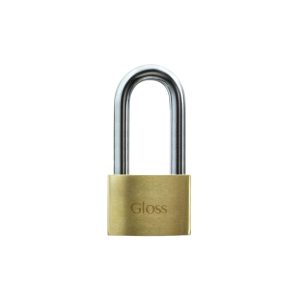 Candado 32mm satinado tambor bronce aro largo Gloss  [UM 1u | 6u | 240u]