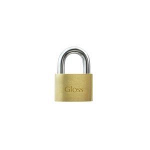 Candado 38mm satinado tambor bronce Gloss  [UM 1u | 6u | 240u]