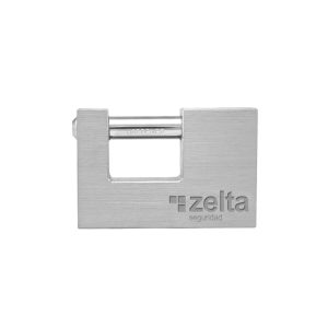 Candado 80mm cromado pasante Zelta  [UM 1u | 12u | 48u]