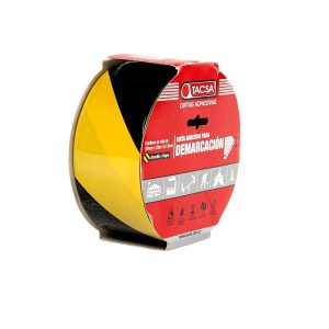 Cinta para demarcacion Tacsa 50x33 amarilla y negra  [UM 1u | 24u]