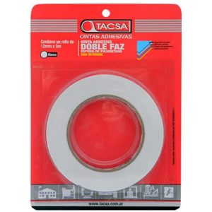 Cinta doble faz 12x5m Tacsa  [UM 1u | 36u]