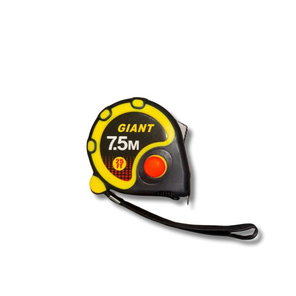 Cinta metrica 7.5mts 3 frenos giant  [UM 1u | 12u | 72u]