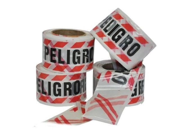Cinta peligro x200mtrs  [UM 1u | 5u | 25u]