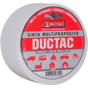 Cinta duc tape 9mts blanca Tacsa  [UM 1u | 48u]