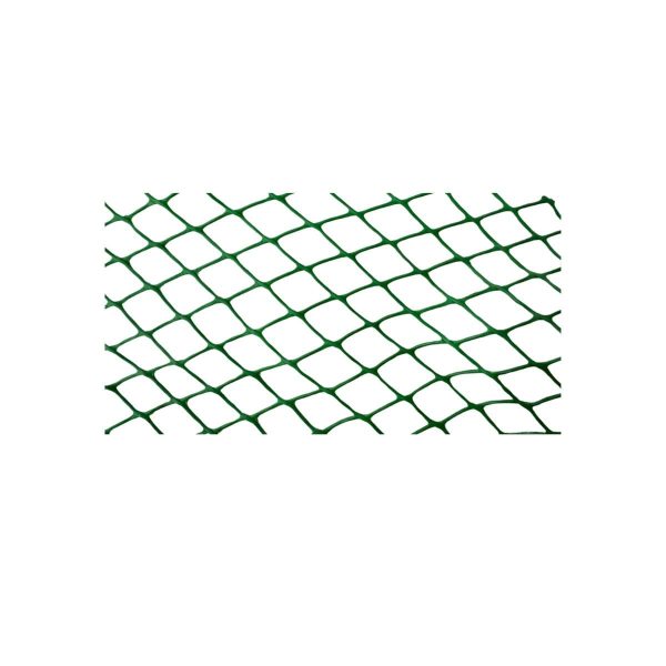 Malla plastica romboidal 11x11mm 1.20x50mts verde  [UM 1u ]