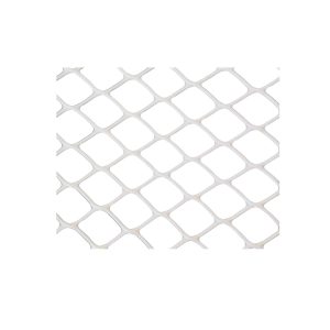 Malla plastica romboidal 15x15mm 1x50mts blanco  [UM 1u ]
