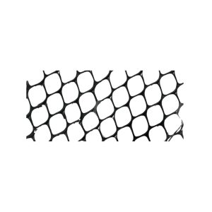 Malla plastica romboidal 15x15mm 1x50mts negro  [UM 1u ]