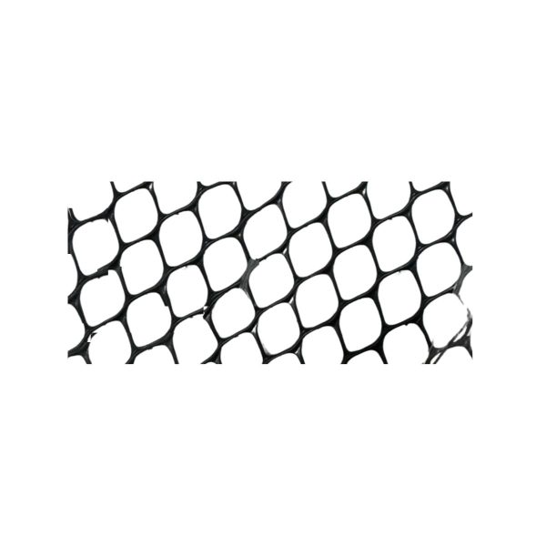 Malla plastica romboidal 15x15mm 1x50mts negro  [UM 1u ]