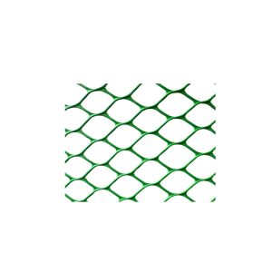 Malla plastica romboidal 15x15mm 1x50mts verde  [UM 1u ]