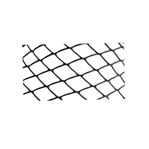 Malla plastica romboidal 20x20mm 1.20x50mts negro  [UM 1u ]