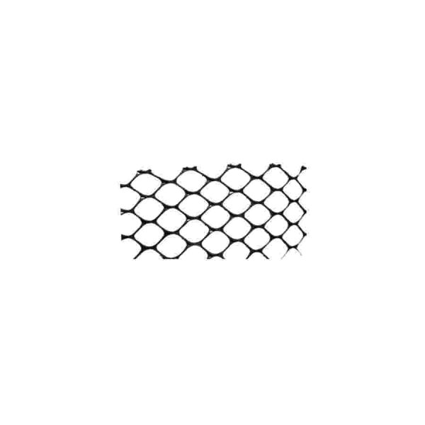 Malla plastica romboidal 6x6mm 1.20x50mts negro  [UM 1u ]