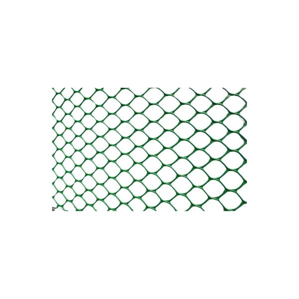 Malla plastica romboidal 6x6mm 1.20x50mts verde  [UM 1u ]