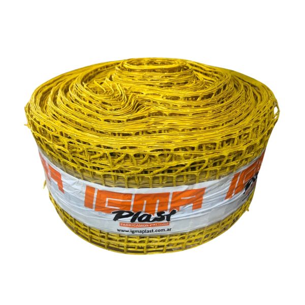 Malla plastica subterranea 30x100mts amarilla  [UM 1u ]
